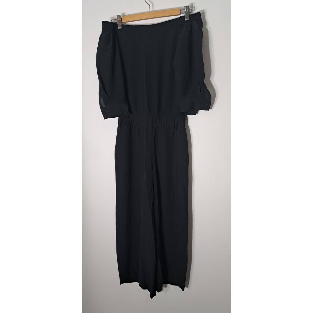 Theory womens size 00 FALEY MOSAIC black romper 100% silk